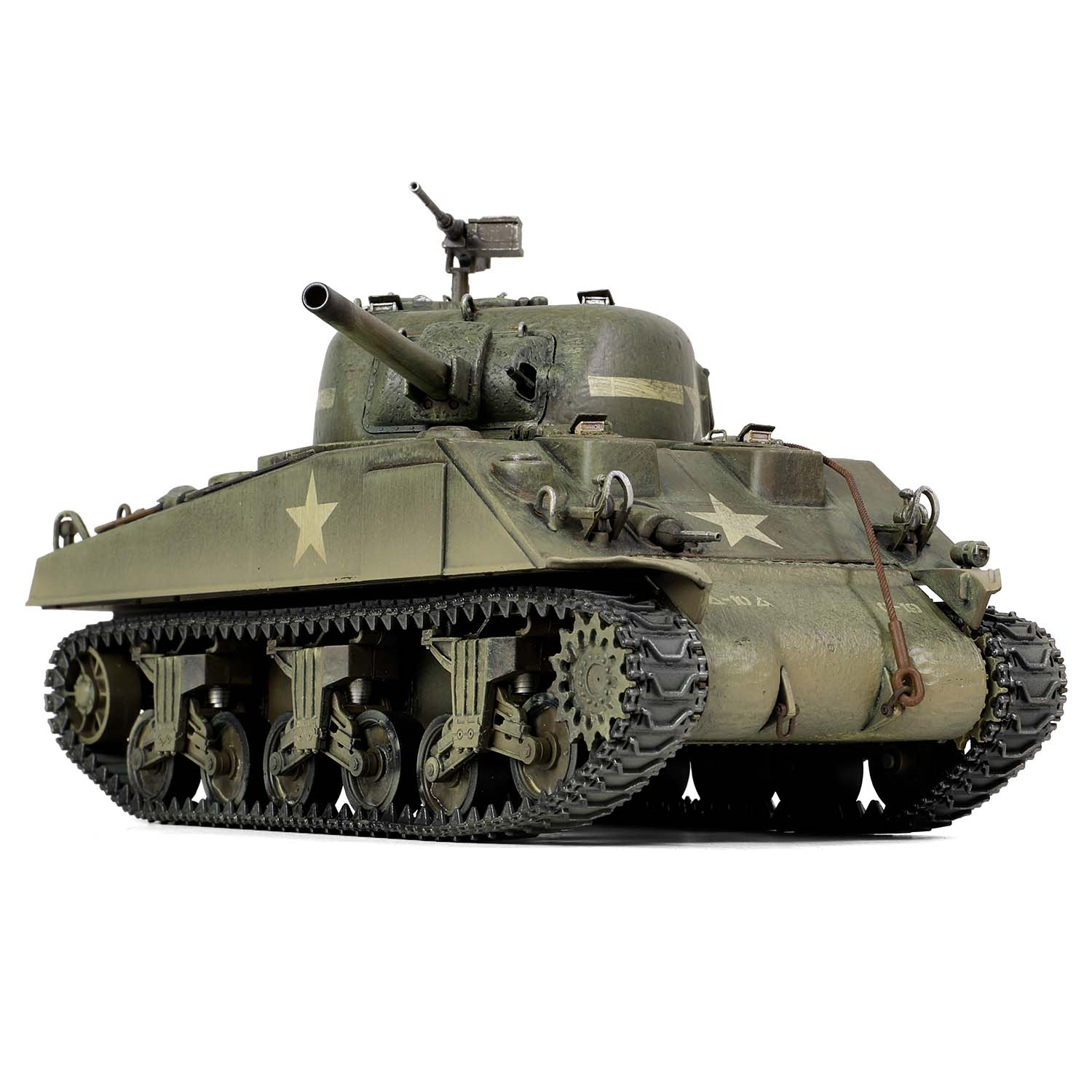 U.S. medium tank Sherman M4A3 (75) Training vehicle, C Company, 10th Tank Battalion, 5th Armored Division, New York, 1943