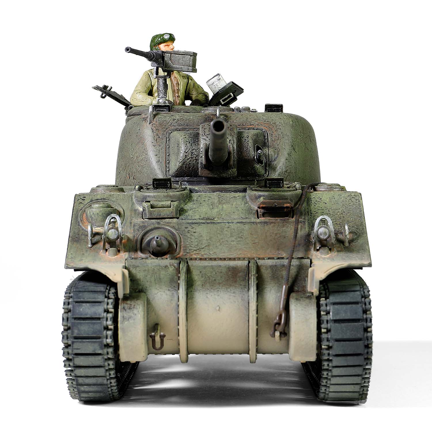 U.S. Sherman M4 (75) tank 753th Tank Battalion, Gustav Line, Italy 1944
