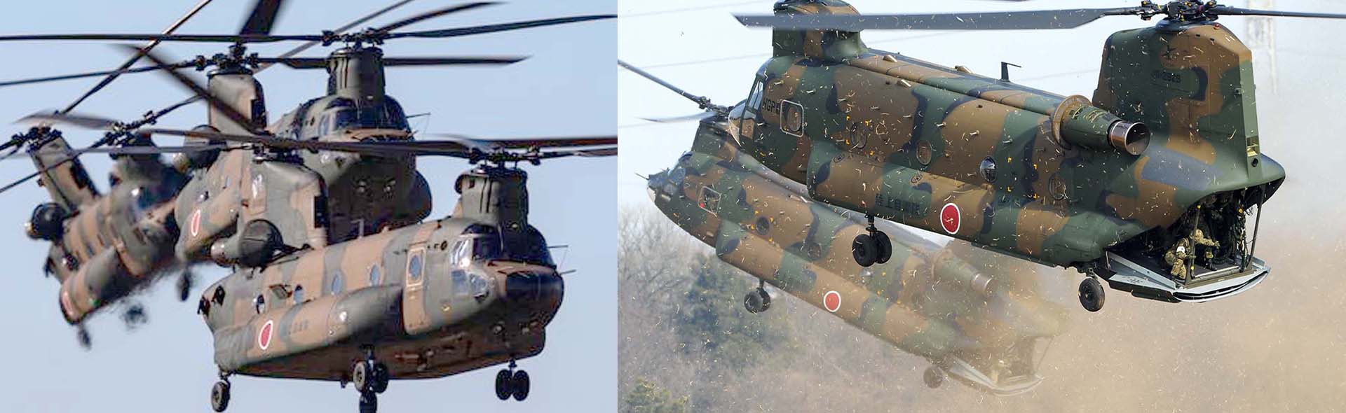 Boeing Chinook CH-47J helicopter Japan Ground Self Defense Force (JGSDF)  1st Transportation Helicopter Group  105th Aviation Sqaudron  #JG-2917  Camp Kisarazu