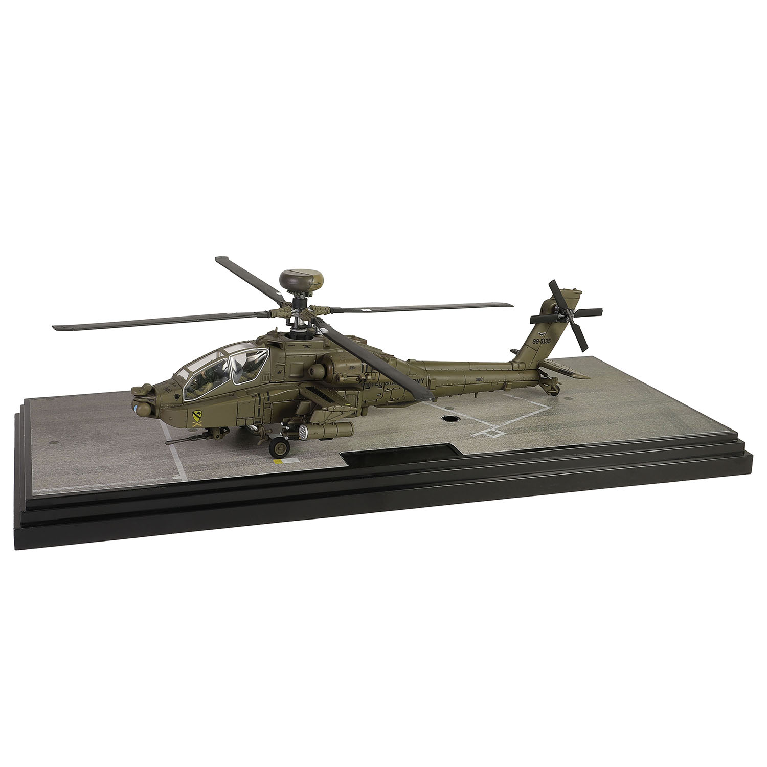 Army Boeing AH-64D Longbow Apache Attack Helicopter  99-5135 of C Company, 1-227 ATKHB, 1st Cavalry Division, 11th Aviation Regiment (Attack),Karbala, Operation Iraq Freedom, March