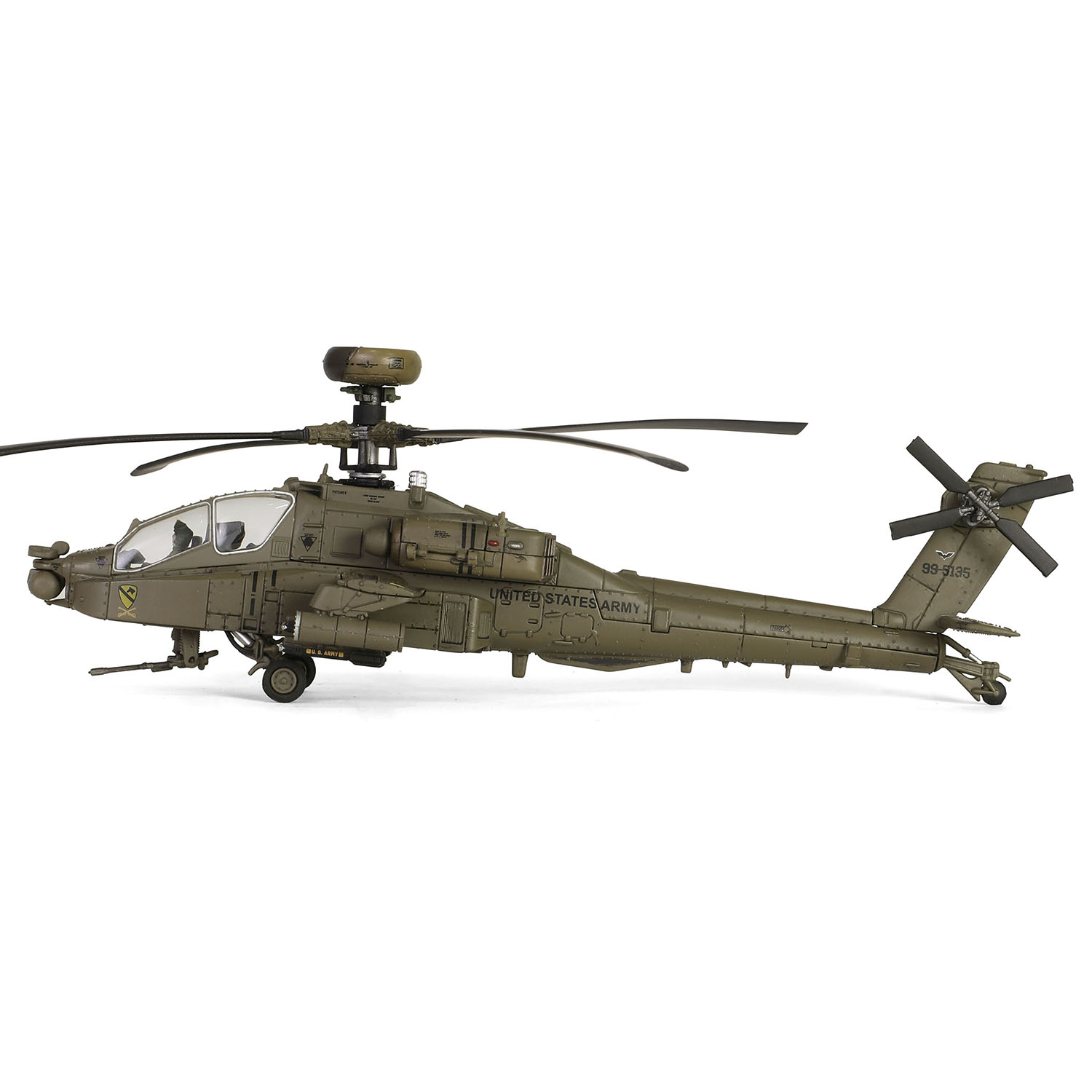 Army Boeing AH-64D Longbow Apache Attack Helicopter  99-5135 of C Company, 1-227 ATKHB, 1st Cavalry Division, 11th Aviation Regiment (Attack),Karbala, Operation Iraq Freedom, March