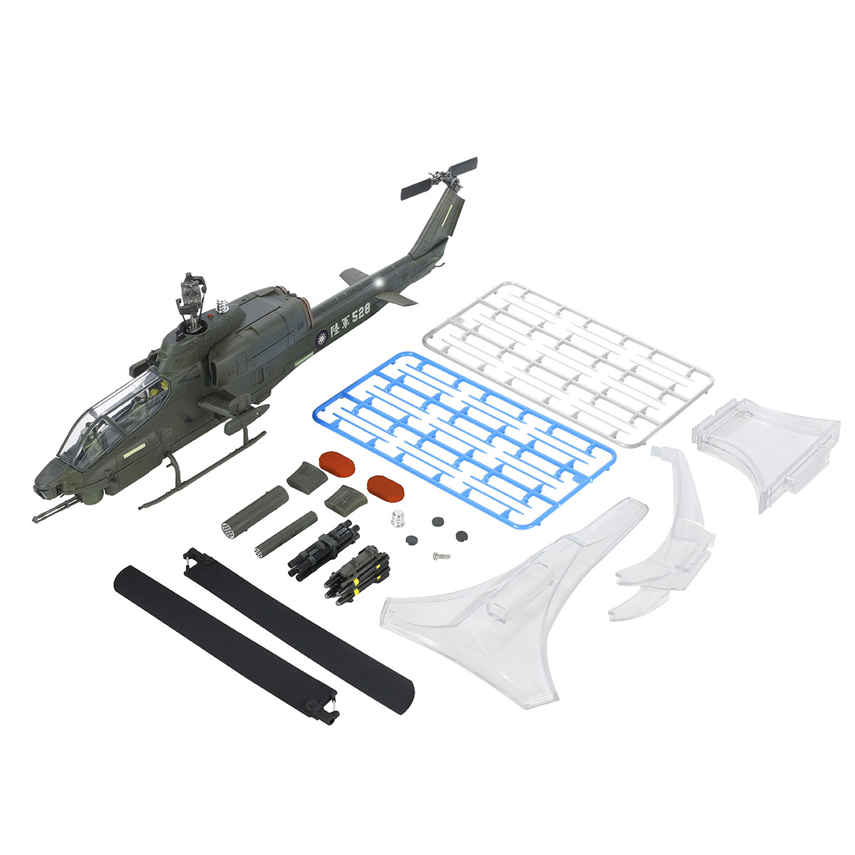 Bell AH-1W "Whiskey Cobra" attack helicopter (High visibility ver.) Tail number #528, 602nd Air Cavalry Brigade Attack Battalion, ROCA, Hsinchu Air Force Base Open Day  April