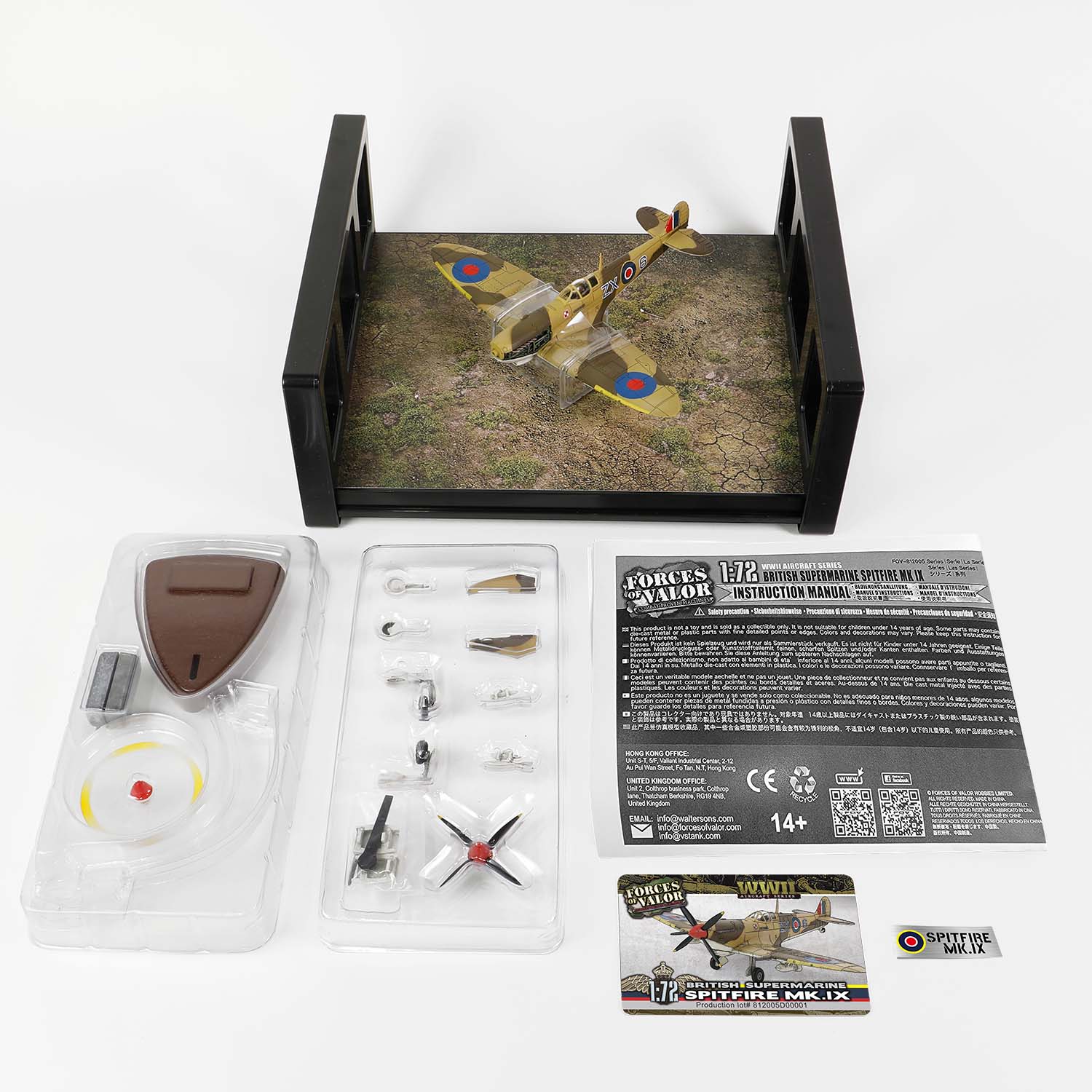 Supermarine Spitfire Mk.IX RAF, EN315 ZX-6 CG of Flt. Lt. Eugeniusz Horbaczewski of No.145 Sqn, La Fouconnerie, Tunisia, April