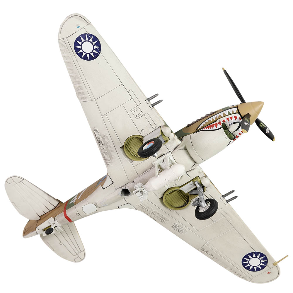 Curtiss P-40B / HAWK 81A-2  3rd Pursuit Squadron, American Volunteer Group, P-8127, Serial : 47, China, June  (flown by R.T. Smith)