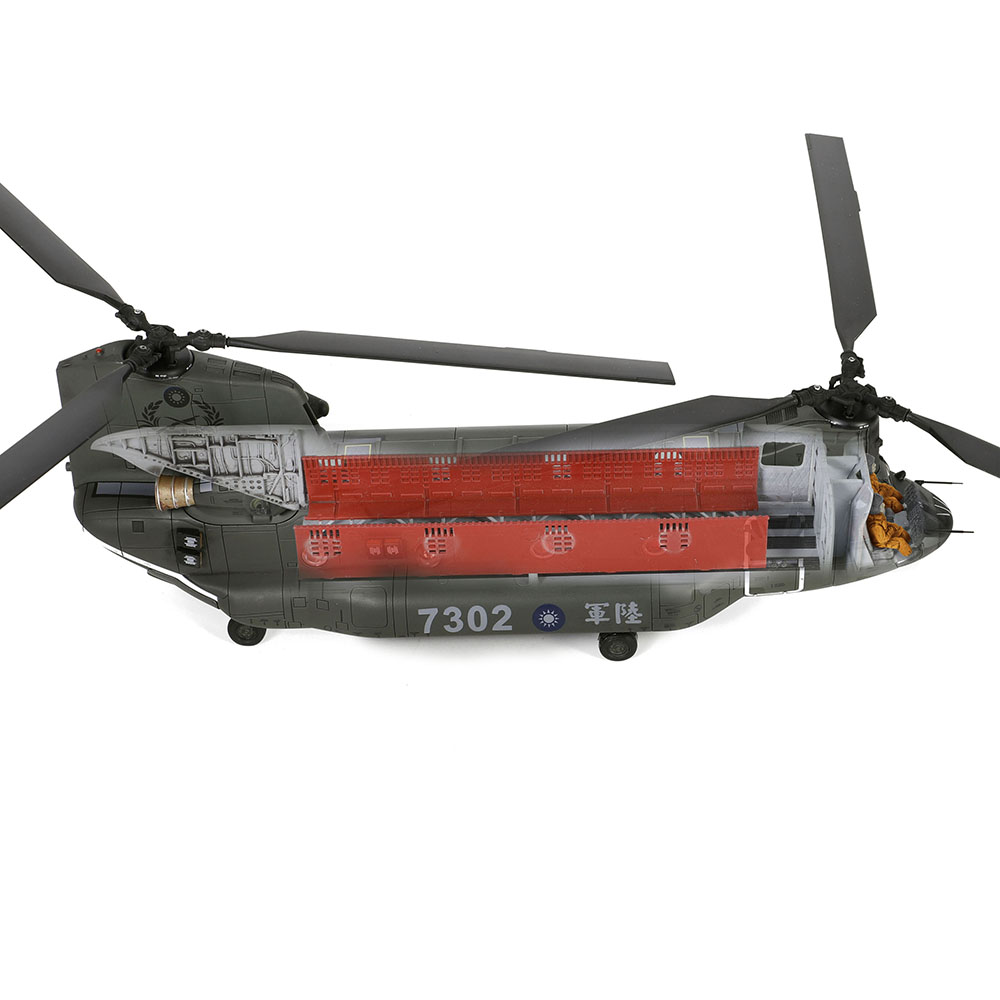 ROC Boeing Chinook CH-47SD helicopter No. 7302, Air Force Special Operations Command of the Republic of China Army Air Assault Transport Battalion, Celebrating the Victory of the Anti-Japanese War and the 70th Anniversary