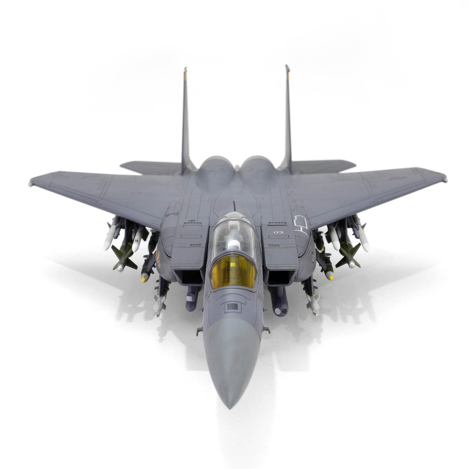 Boeing F-15E Strike Eagle“Shark Mouth”, USAF #87-0173, 391st Fighter Squadron 'Bold Tigers' , 366th Fighter Wing, U.S.A.F Mountain Home AFB, Idaho, 2002