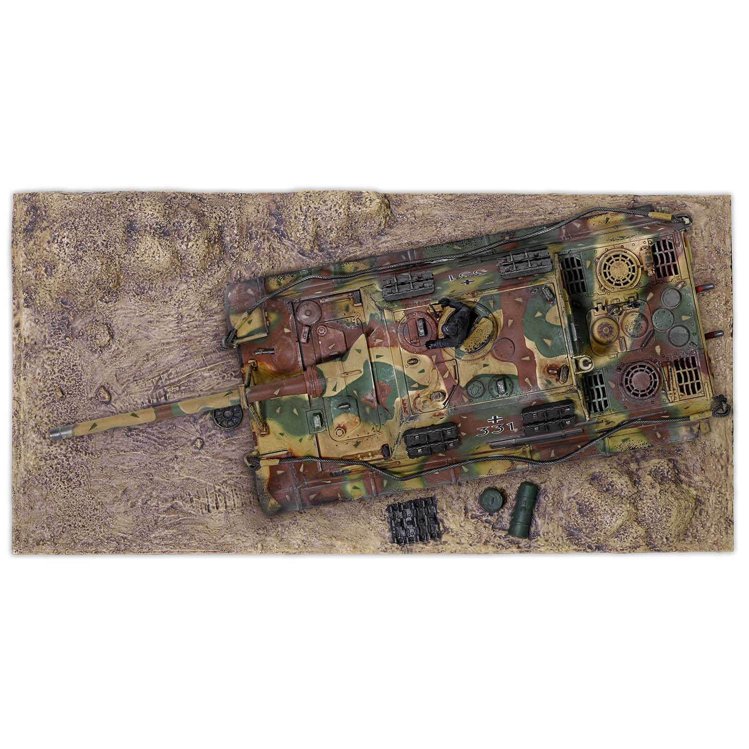 Sd.Kfz.186 Panzerjager Tiger Ausf. B heavy tank "JagdTiger" (Henschel suspension)