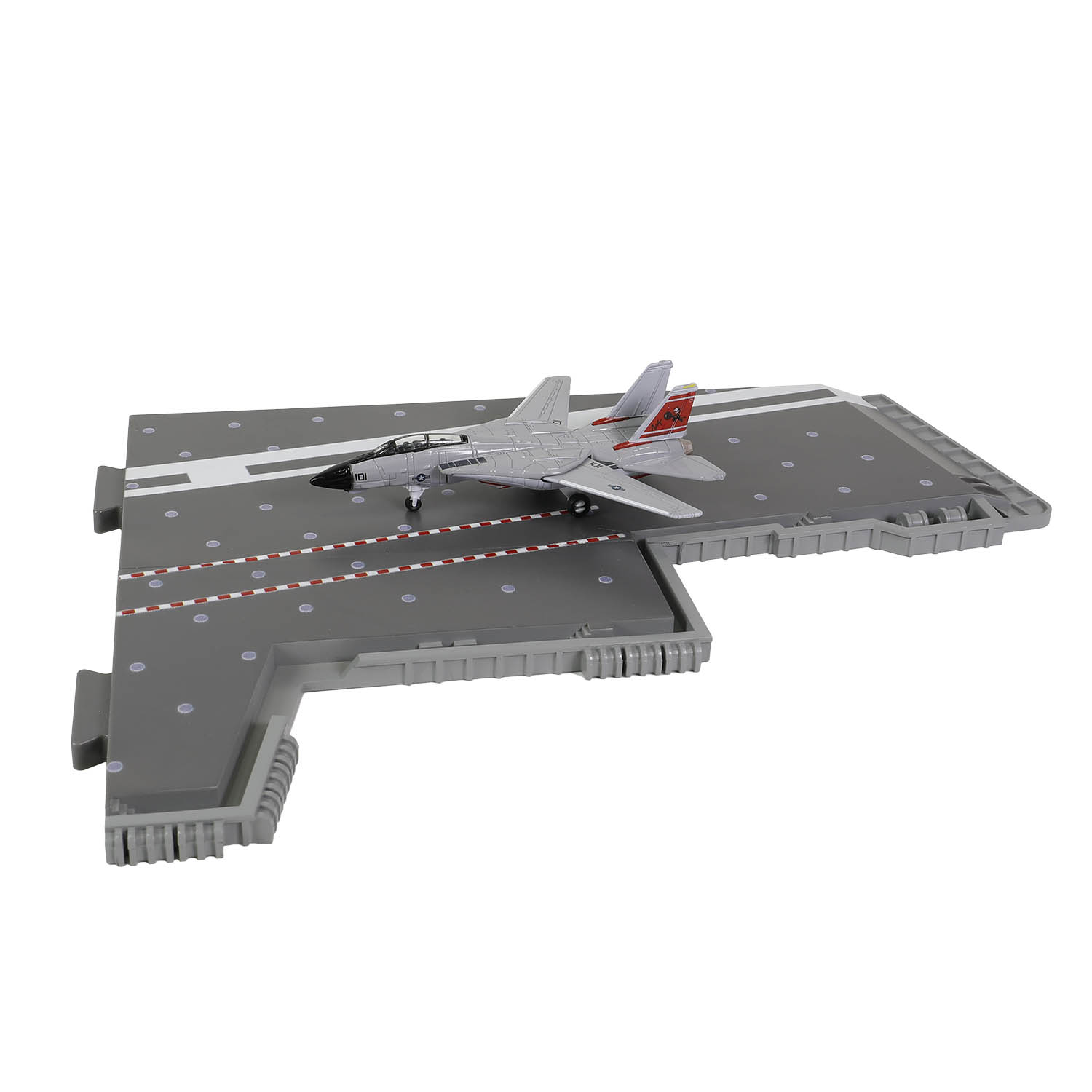 CVN-65 Enterprise deck + 4' Legendary F-14 Tomcat series Section #L deck + F-14A BuNo.161280, VF-31 Tomcatters, USS John F.Kennedy, Liban, 1983