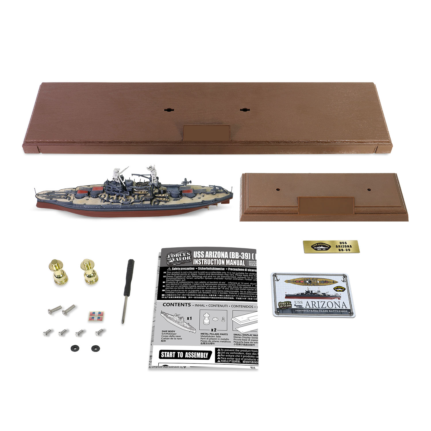 Pennsylvania-Class Battleship, USS Arizona BB-39, Full Hull Edition