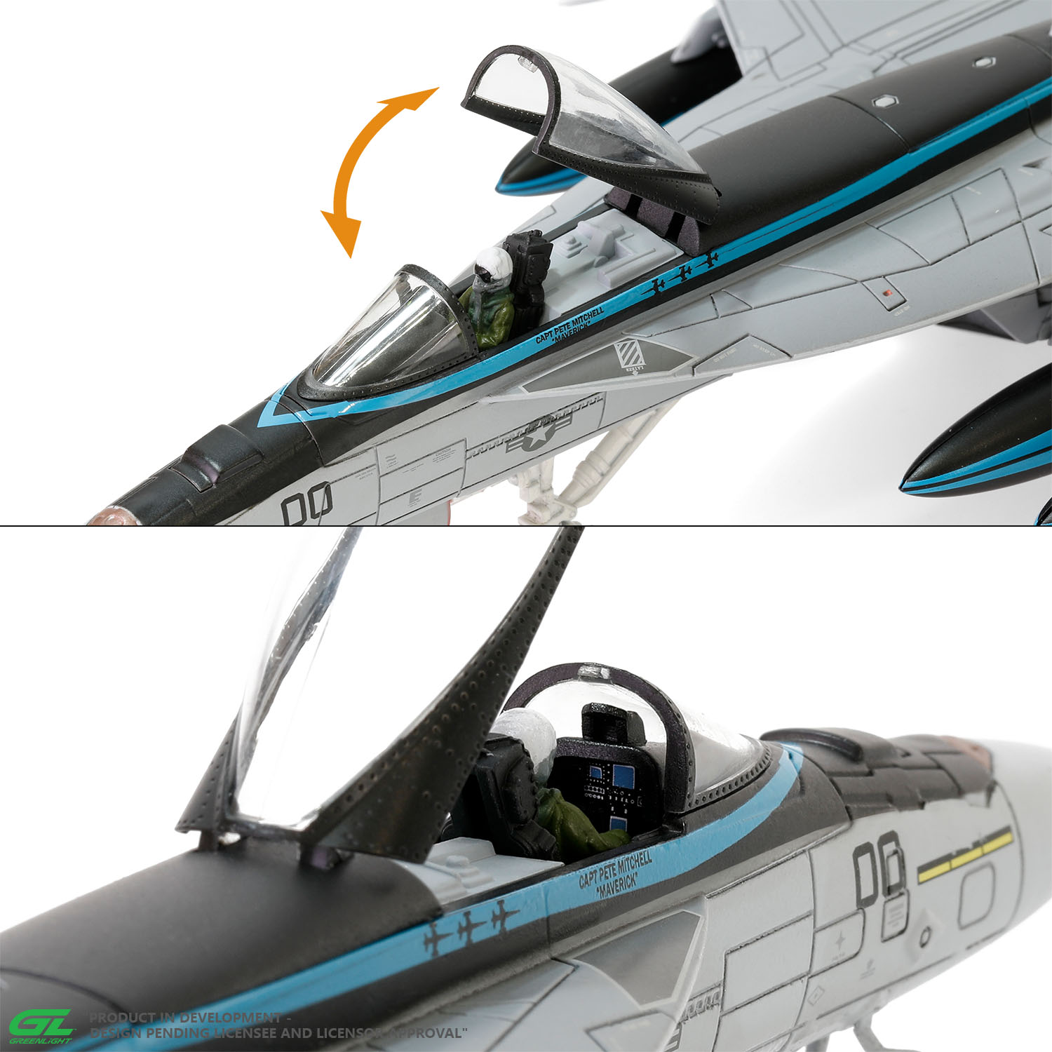 OPENING COCKPIT & DETAILED INTERIOR